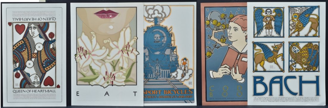 David Goines, (5) original posters (1 of 4)