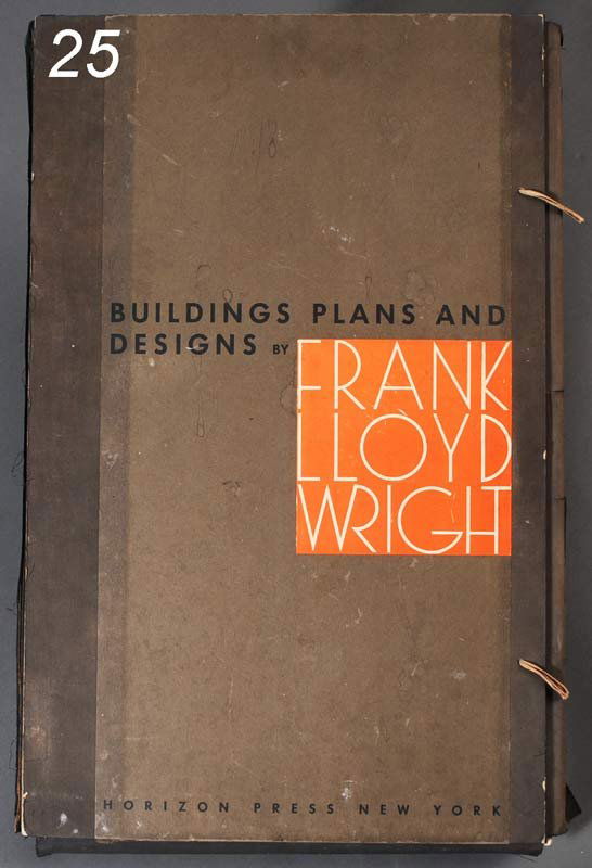 FRANK LLOYD WRIGHT Buildings, Plans and Designs Hor: FRANK LLOYD WRIGHT Buildings, Plans and Designs Horizon Press 26" x 16" overall Shipping Information: Buyer is responsible for arranging 3rd party shipping