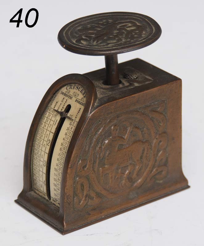 TIFFANY STUDIOS ZODIAC SCALE 3 1/4" high early 20th: TIFFANY STUDIOS ZODIAC SCALE 3 1/4" high early 20th century Shipping Information: Shipping available within the Continenal USA (excludes insurance)$25