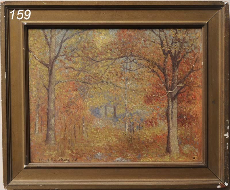 JOSEPH ELLIOT ENNEKING Home of the Partridge 11" x: JOSEPH ELLIOT ENNEKING Home of the Partridge 11" x 14" oil on board signed lower left Shipping Information: Shipping available within the Continenal USA (excludes insurance)$40