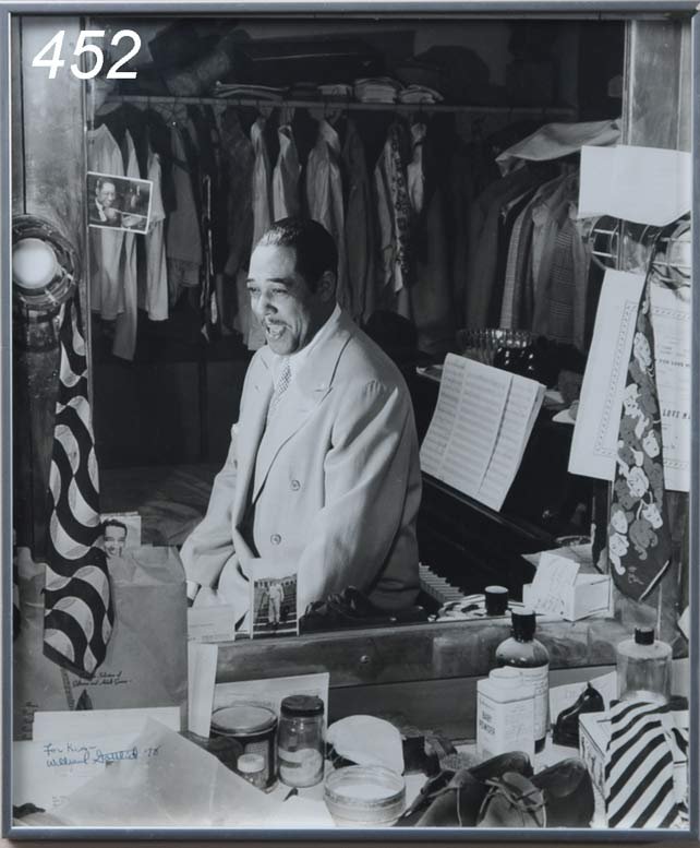 WILLIAM GOTTLIEB Duke Ellington 18" X 15" photogra: WILLIAM GOTTLIEB Duke Ellington 18" X 15" photograph signed lower left, dated 1978 Shipping Information: Shipping available within the Continenal USA (excludes insurance)$50