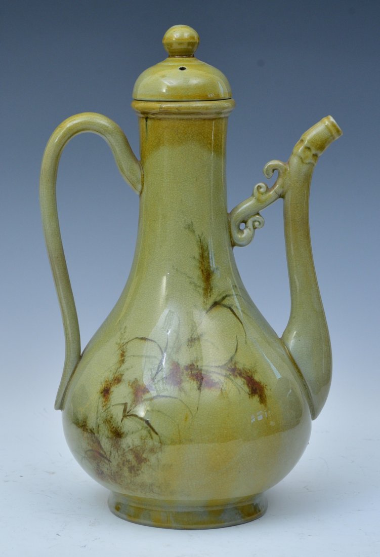 Rookwood Celadon Green Teapot dated 1884 (1 of 9)