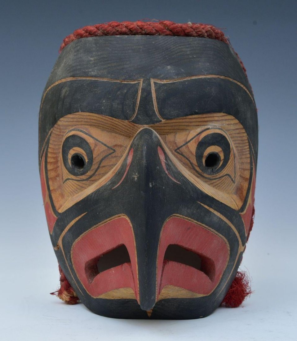 Carved Northwest Coast Mask, Nancy Dawson , Kwakiutlth Eagle (1 of 5)