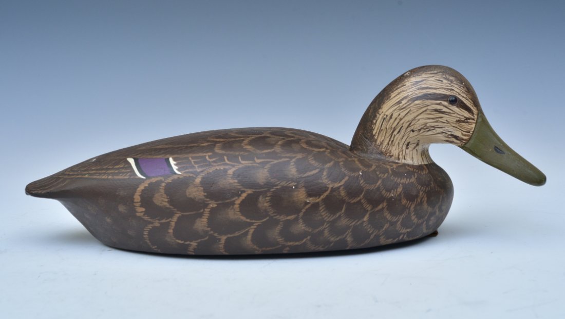 Arthur J Birdsall,  Black Hen Duck Decoy (1 of 5)
