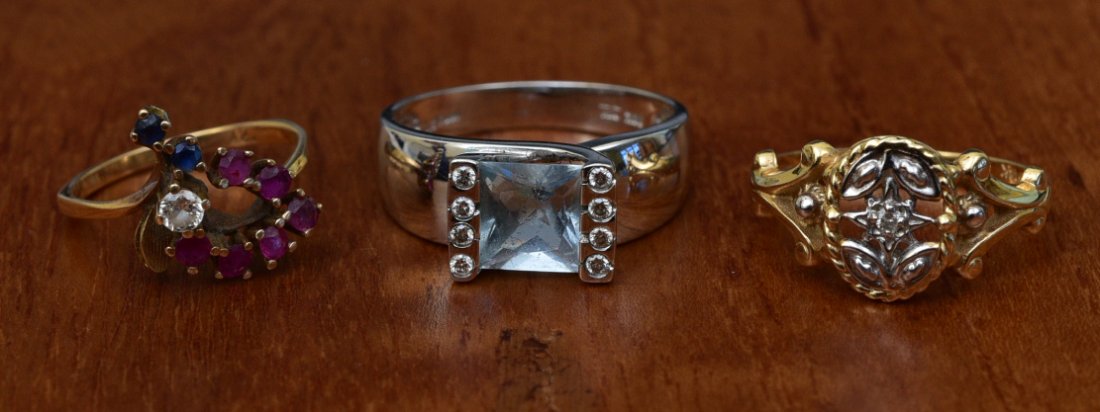 Two 14k Gold Rings and an 18k Gold Ring (1 of 2)