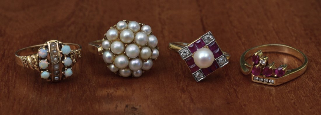 Four 14k Gold Rings (1 of 2)