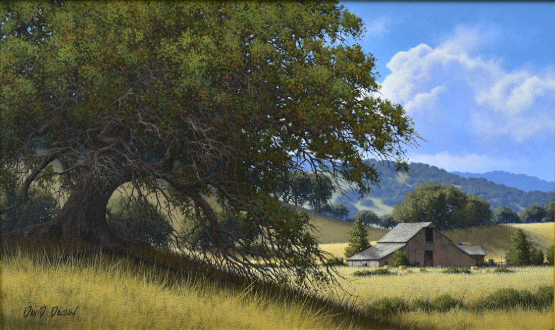 David Dalton (American, born 1952) Landscape with Barn (1 of 3)