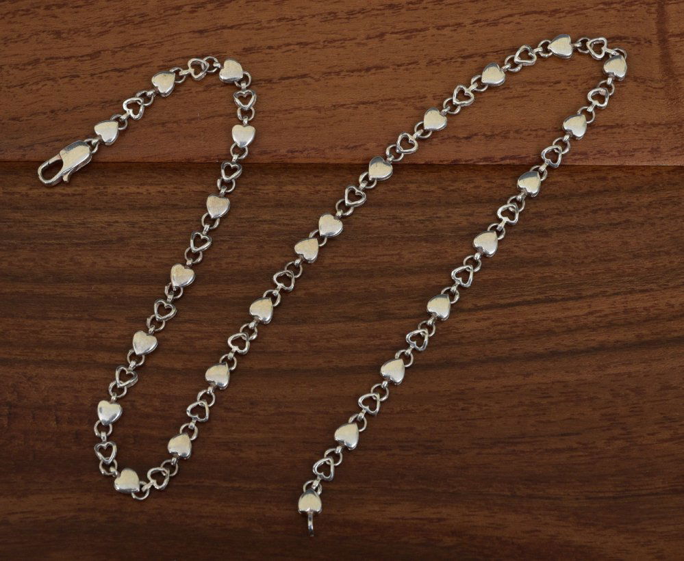 Tiffany & Co. Sterling Silver Heart Link Necklace (1 of 3)