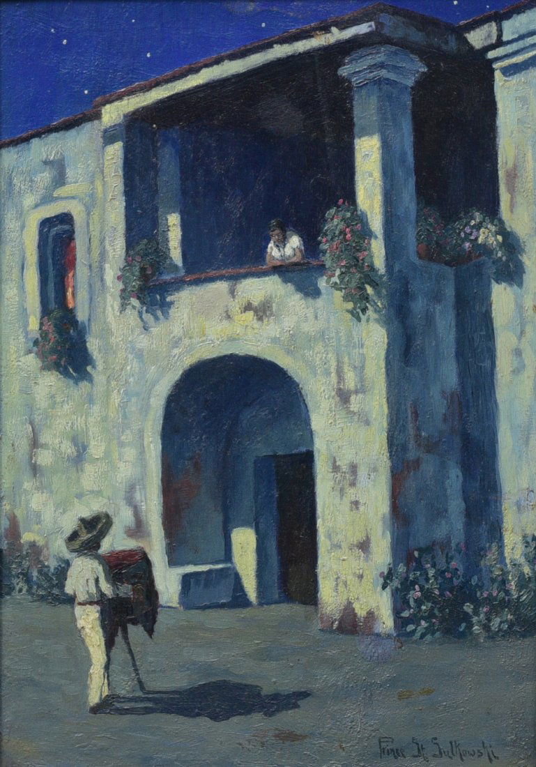 Prince Stanislaw Sulkowski (1886-1963), Mexican Nocturne (1 of 3)