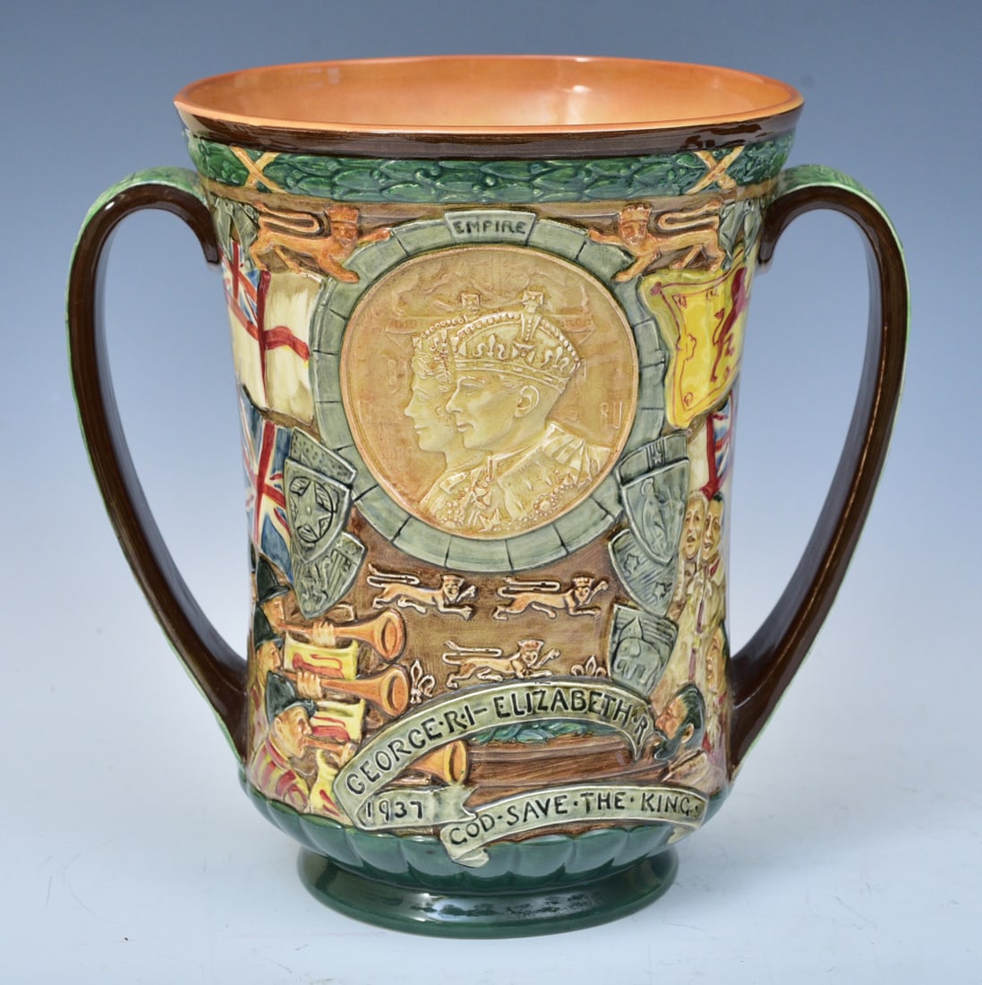 Royal Doulton Loving Cup, Coronation King George VI, 1937 (1 of 5)