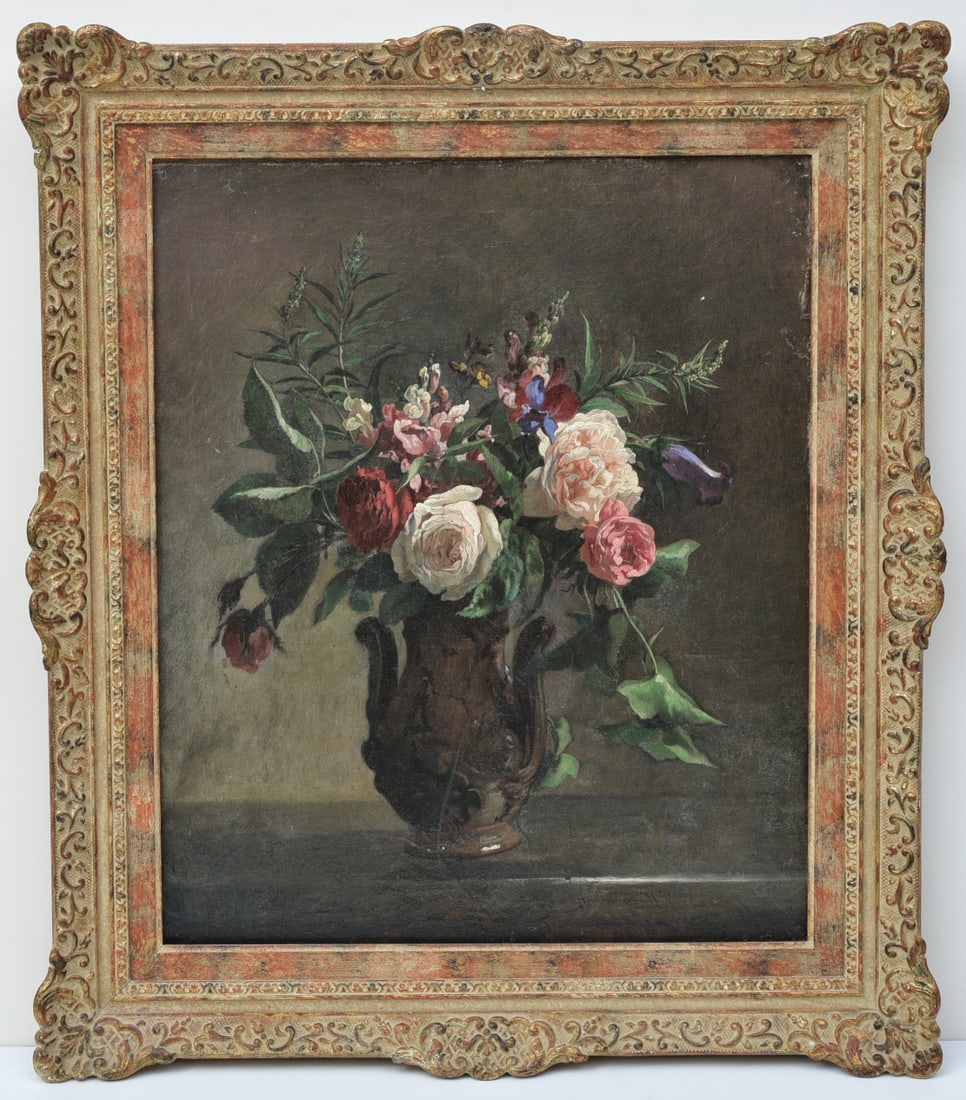 French School Floral Still Life, 18th century (1 of 6)