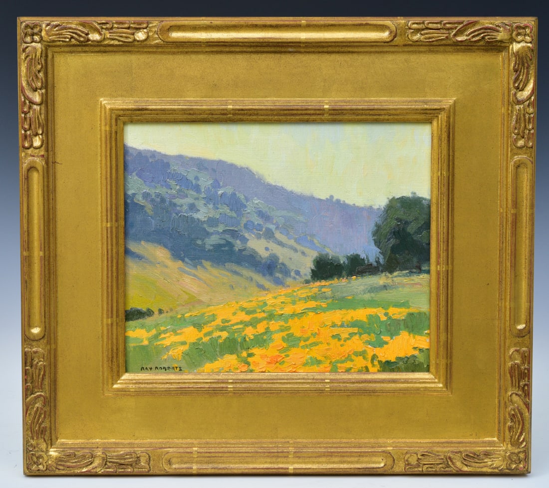 Ray Roberts (born 1957), California Rolling Hills with Poppies (1 of 3)