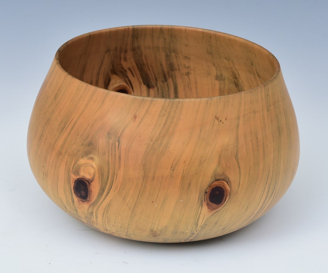 Dan DeLuz Pine Turned Bowl (1 of 6)