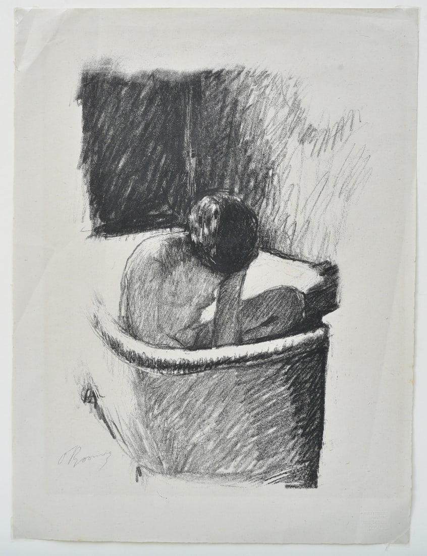 PIERRE BONNARD (French 1867-1947), “Le Bain,” lithograph (1 of 4)