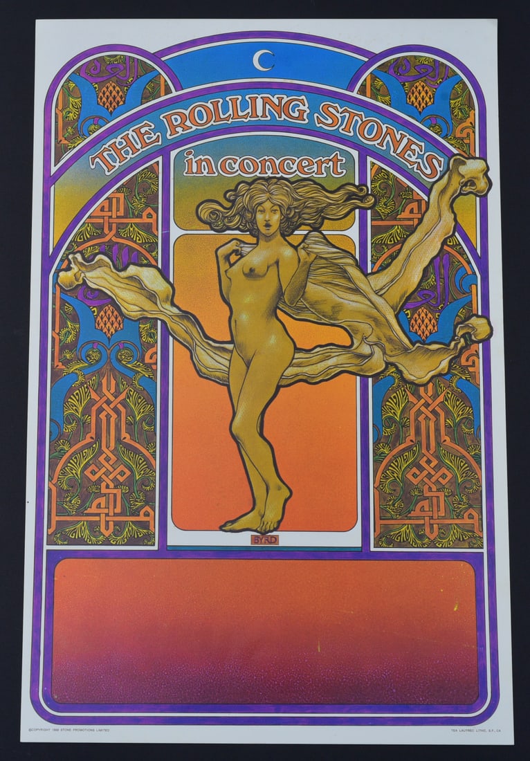 Rolling Stones 1969 American Tour Concert Poster (1 of 3)