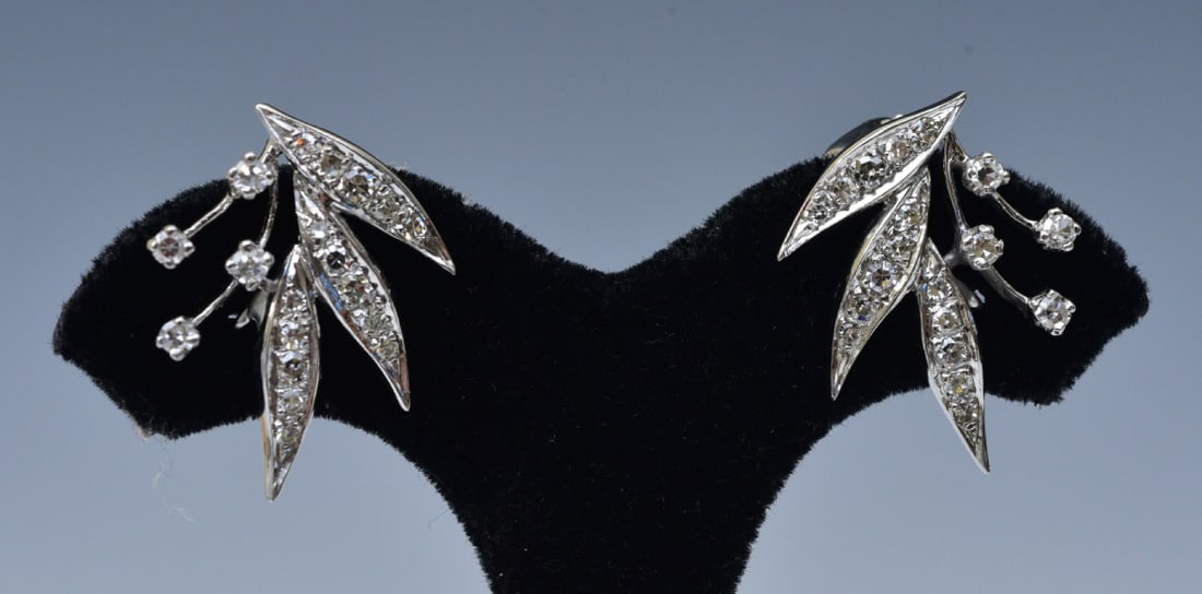 14k Gold Diamond Earrings (1 of 2)