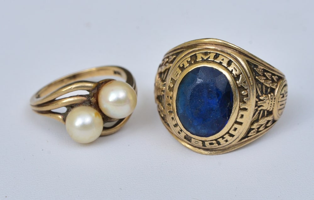 Two 10k Gold Rings (1 of 1)