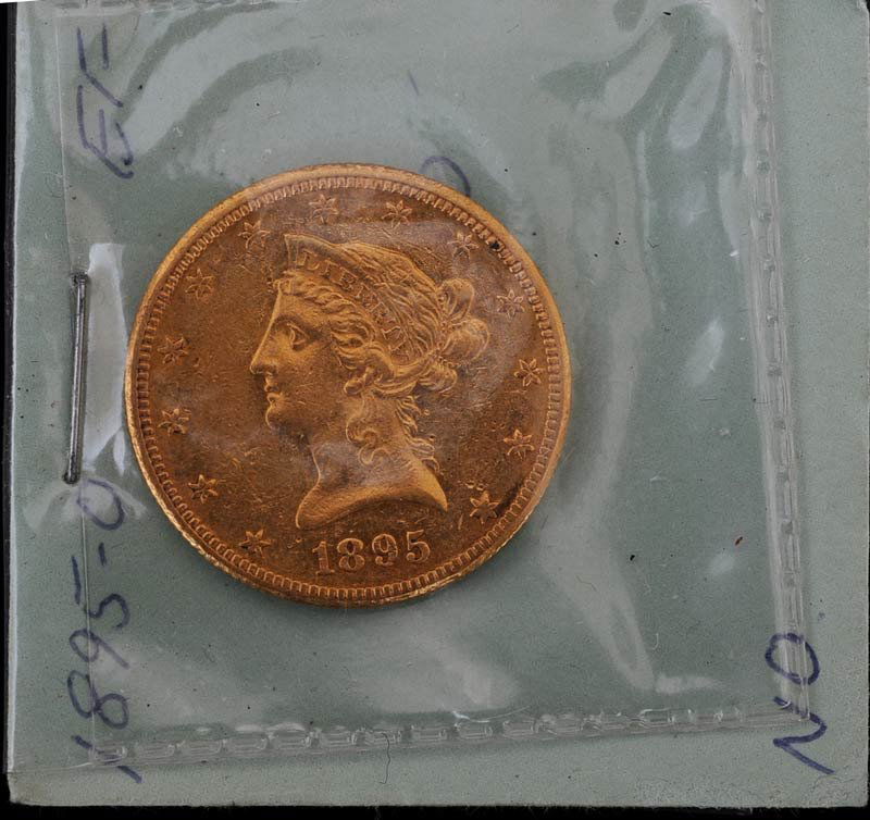 1890-O Ten Dollar Gold Coin: Half Eagle estimate 600/800 $20 Shipping available within the Continental USA . This amount excludes insurance which will be calculated based upon the selling price. All International shipping will be