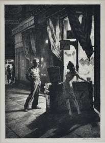 Martin Lewis (1881-1962)  Chance Meeting, 1941