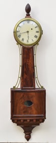 Federal Mahogany Banjo Clock