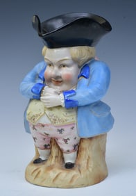 English Staffordshire Toby Mug, Tricorn Hat, 9.5" high, late 19th century