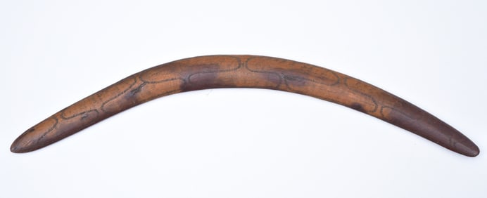 Aboriginal Australian Carved Boomerang