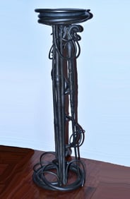 Albert Paley (born 1944) Modernist Steel Pedestal