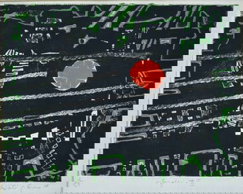 Alistair Grant (1925-1997) etching, Aquatint II