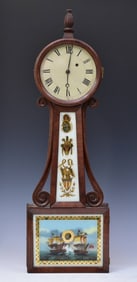 Federal Mahogany Banjo Clock