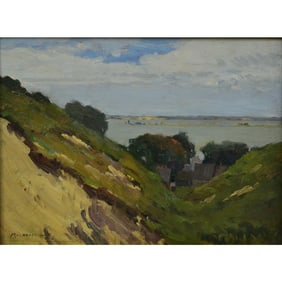 Frederick Mulhaupt  (1871–1938),  View Over Gloucester Harbor