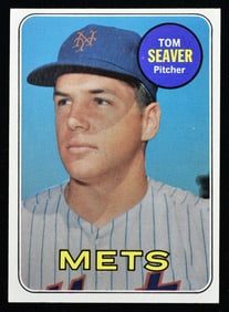 Baseball Card, 1969 TOPPS #480 TOM SEAVER