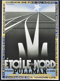 ADOLPHE MOURON CASSANDRE (French, 1901-1968) Etoile du Nord