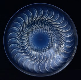 Rene Lalique Opalescent Crystal Perruches Bowl