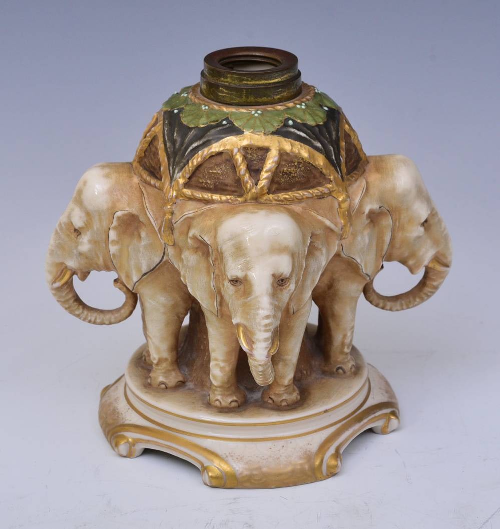 Alfred Stellmacher Pottery Oil Lamp (1 of 5)