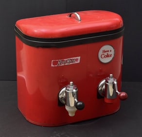 Coca Cola Cooler Multiplex 44 Soda Dispenser, circa 1961