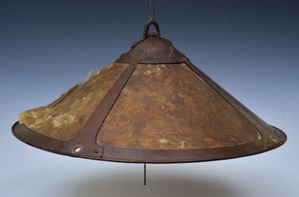 Rare Dirk Van Erp Hanging Light