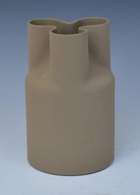 Enzo Mari Modernist Unglazed Porcelain Vase