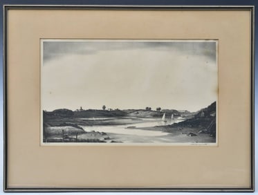 Stow Wengenroth Etching, The River