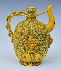 Early Zsolnay "Tiger skin" Teapot