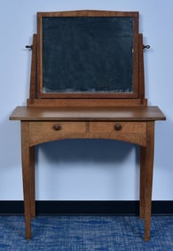 Gustav Stickley Oak Dressing Table, model 914