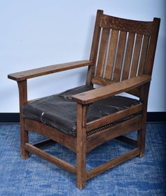 Onondaga (L&JG Stickley) Oak Armchair, model 1160