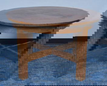 Gustav Stickley Oak Game Table