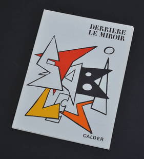 ALEXANDER CALDER, Derriere Le Mirroir, November 1963: ALEXANDER CALDER, Derriere Le Mirroir complete issue with 8 Calder lithographs including three double folio November 1963