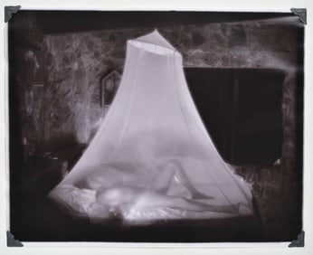 Linda Connor (born 1944) untitled / Nude with Net, 1976