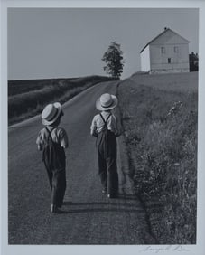 George Tice  (1938-2025). Two Amish Boys, 1962