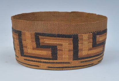 Tlingit Basket, 7" diameter