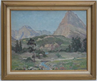Richard Andrew Chase (1891-1985)  Painted Mountain, Washington
