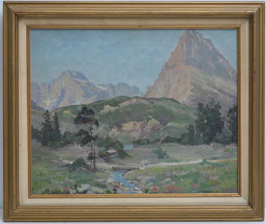 Richard Andrew Chase- "Red Mountain" Washington State, Oil on Canvas (1 of 8)