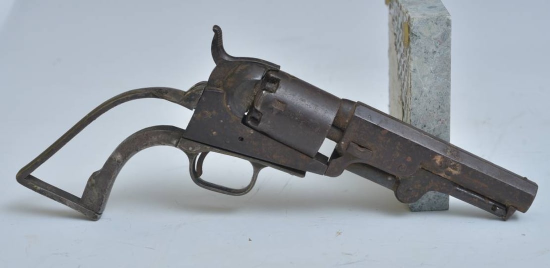 Colt Model 1849 Pocket Revolver - Relic: Colt Model 1849 Pocket Revolver - Relic with 4" barrel serial number 61,372 manufactured in 1853
