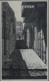 Louis Lozowick (1892-1973) Safed Israel